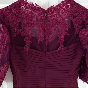 Lan Ting Mother Of The Bride Dress with matching sheer jacket. Fits size 6-8